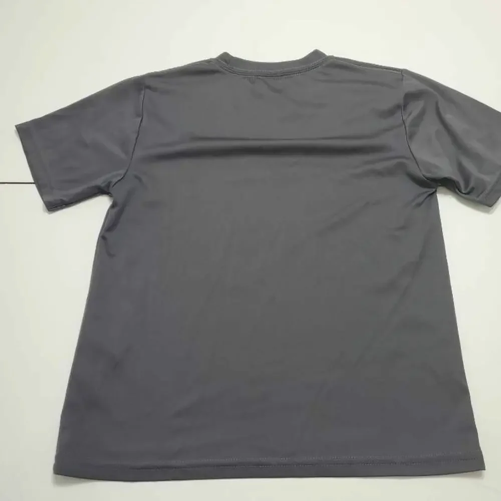 Batman Boys Graphic T-Shirt Gray Green Crew Neck Pullover L‎ 10-12